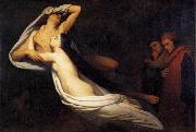 Shades of Francesca de Rimini and Paolo in the Underworld Ary Scheffer